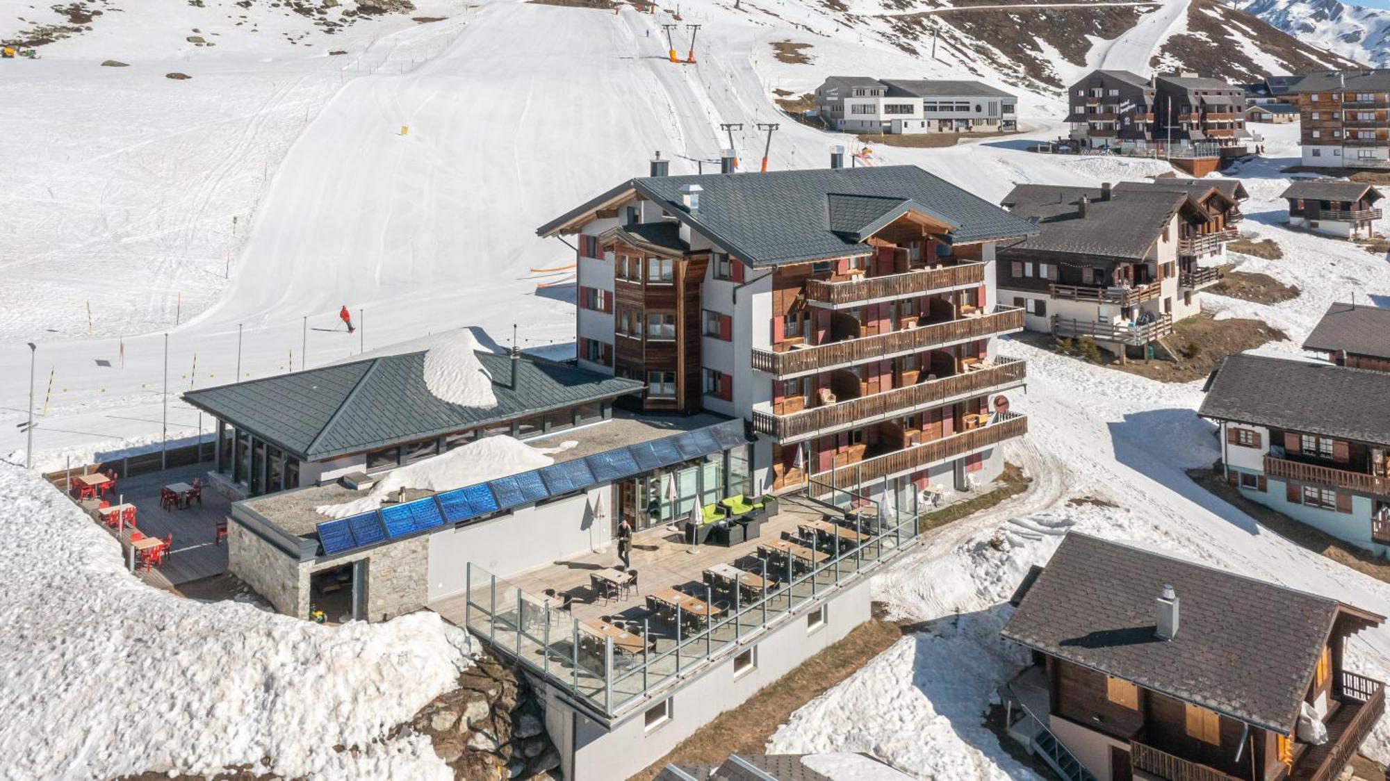 Appartmenthaus Bergfreund フィエッシュ エクステリア 写真